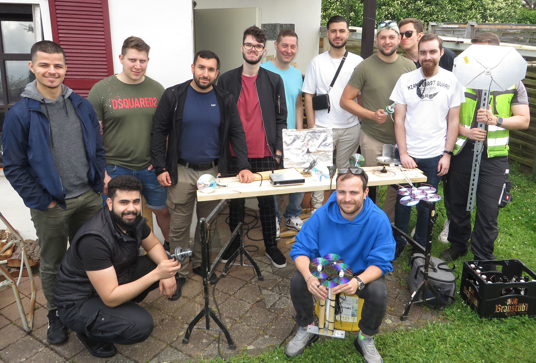 Bau von WLAN Antennen Fachschule Technik